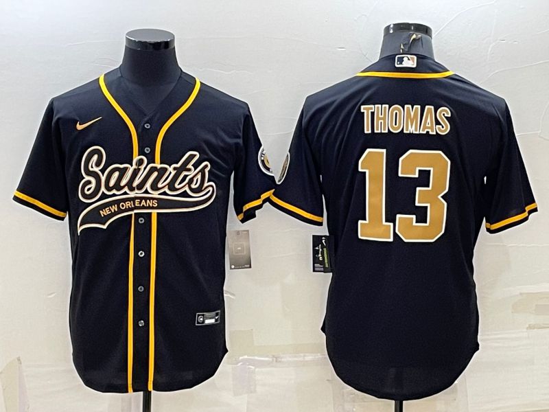 Men New Orleans Saints #13 Thomsa Black 2022 Nike Co branded NFL Jerseys->new orleans saints->NFL Jersey